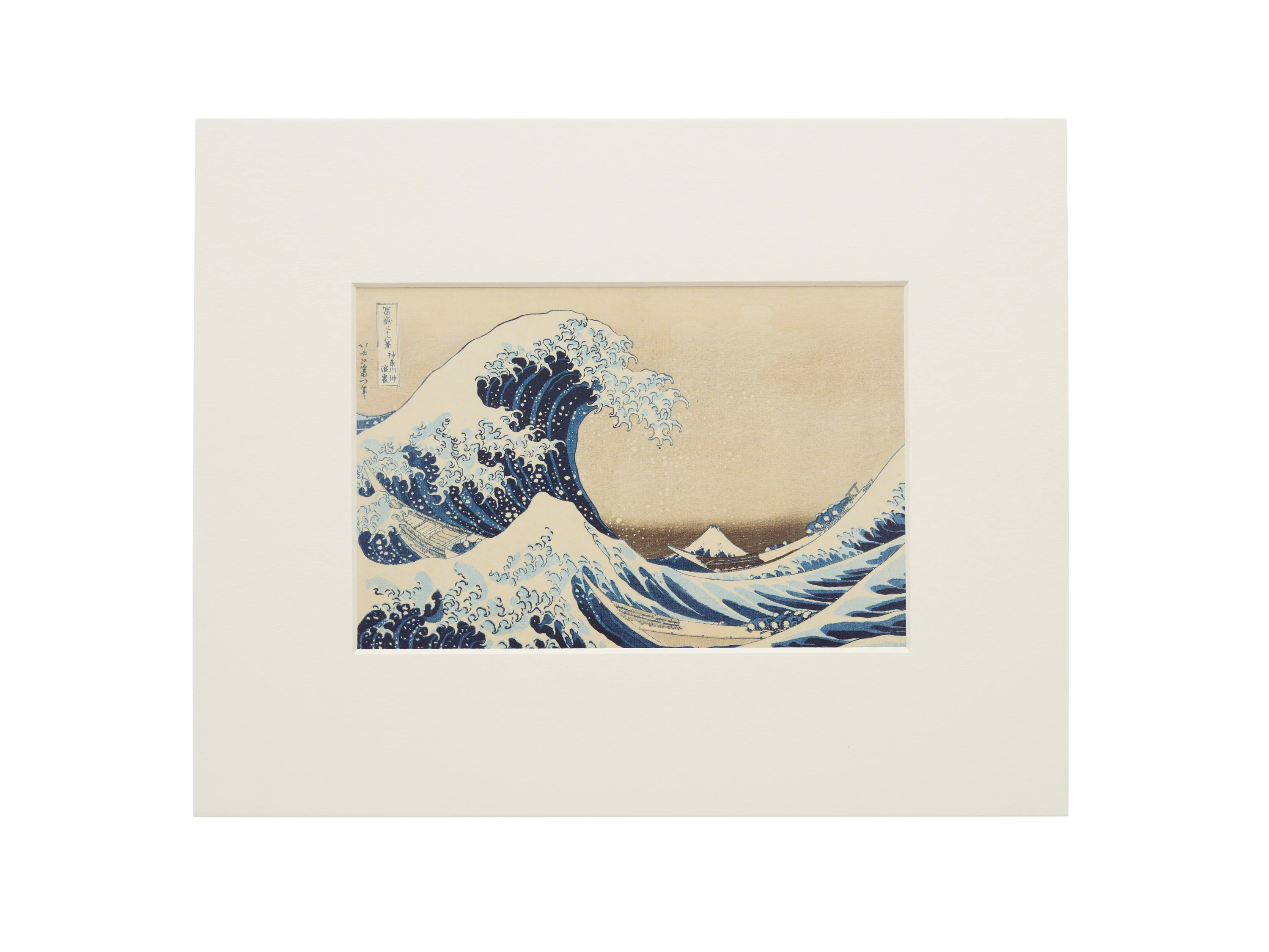 Hokusai The Great Wave Matted Notecard