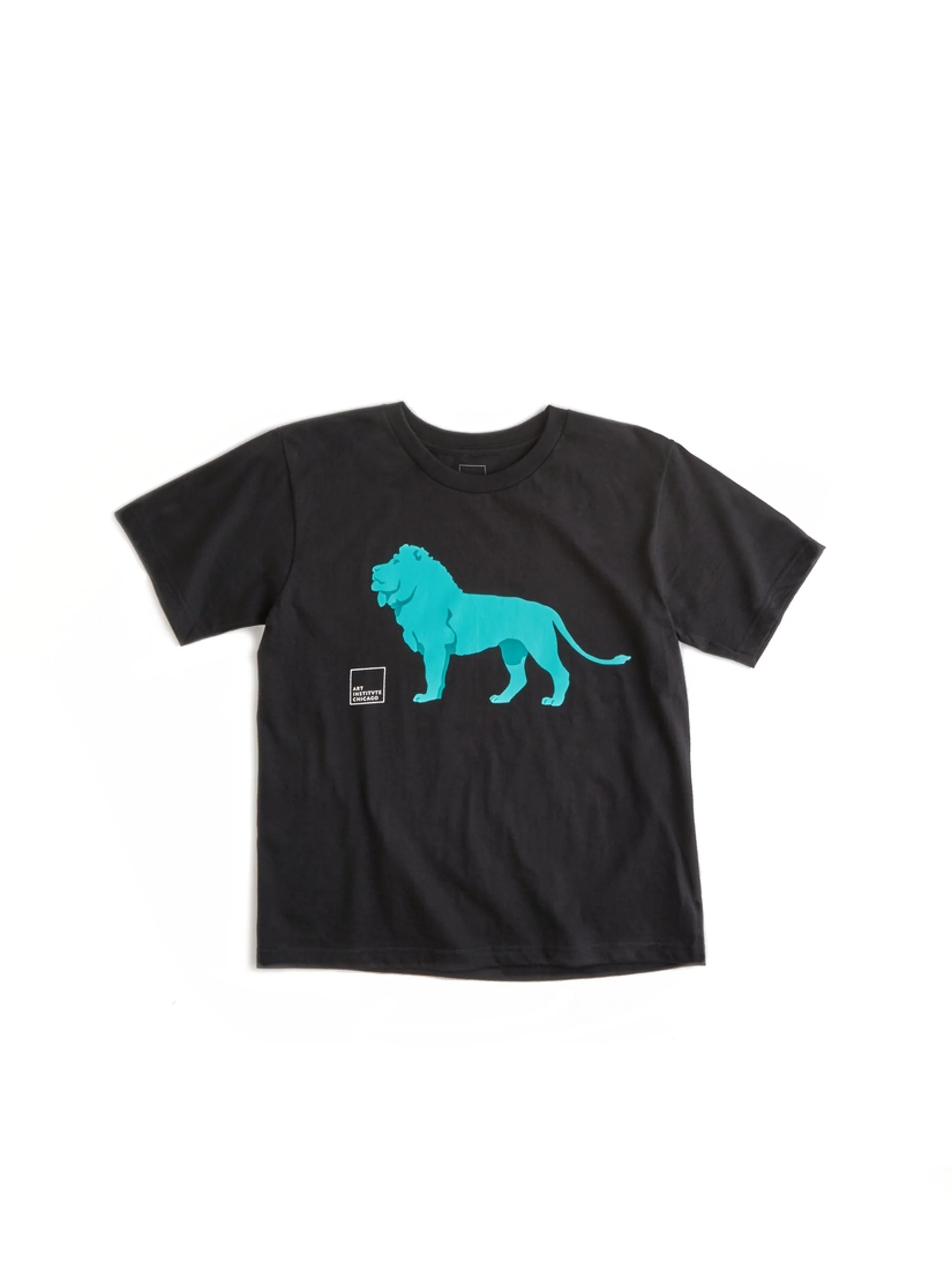 Lion Black Youth T-Shirt - Image 4