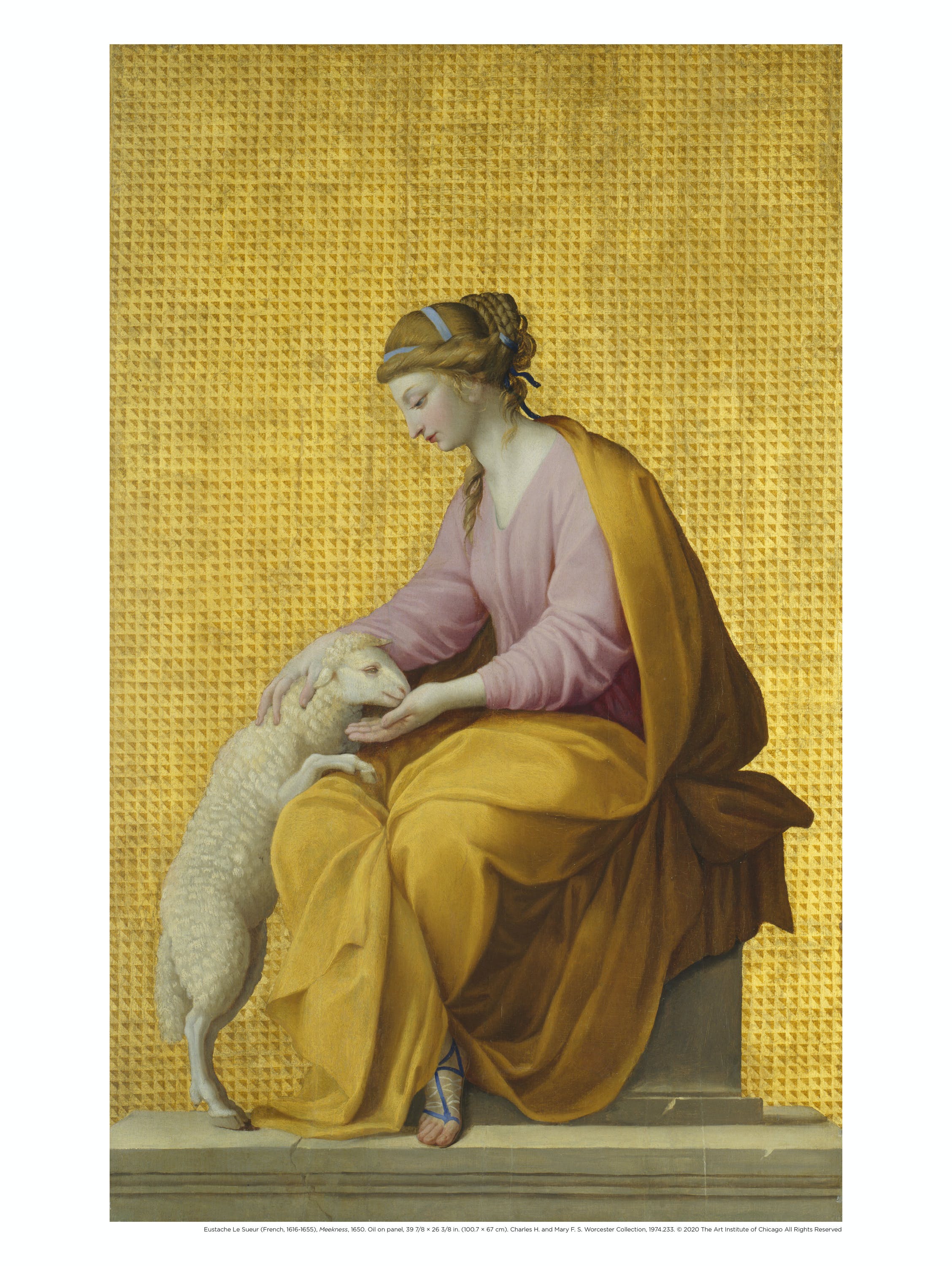 Eustache Le Sueur Meekness Unmatted Print