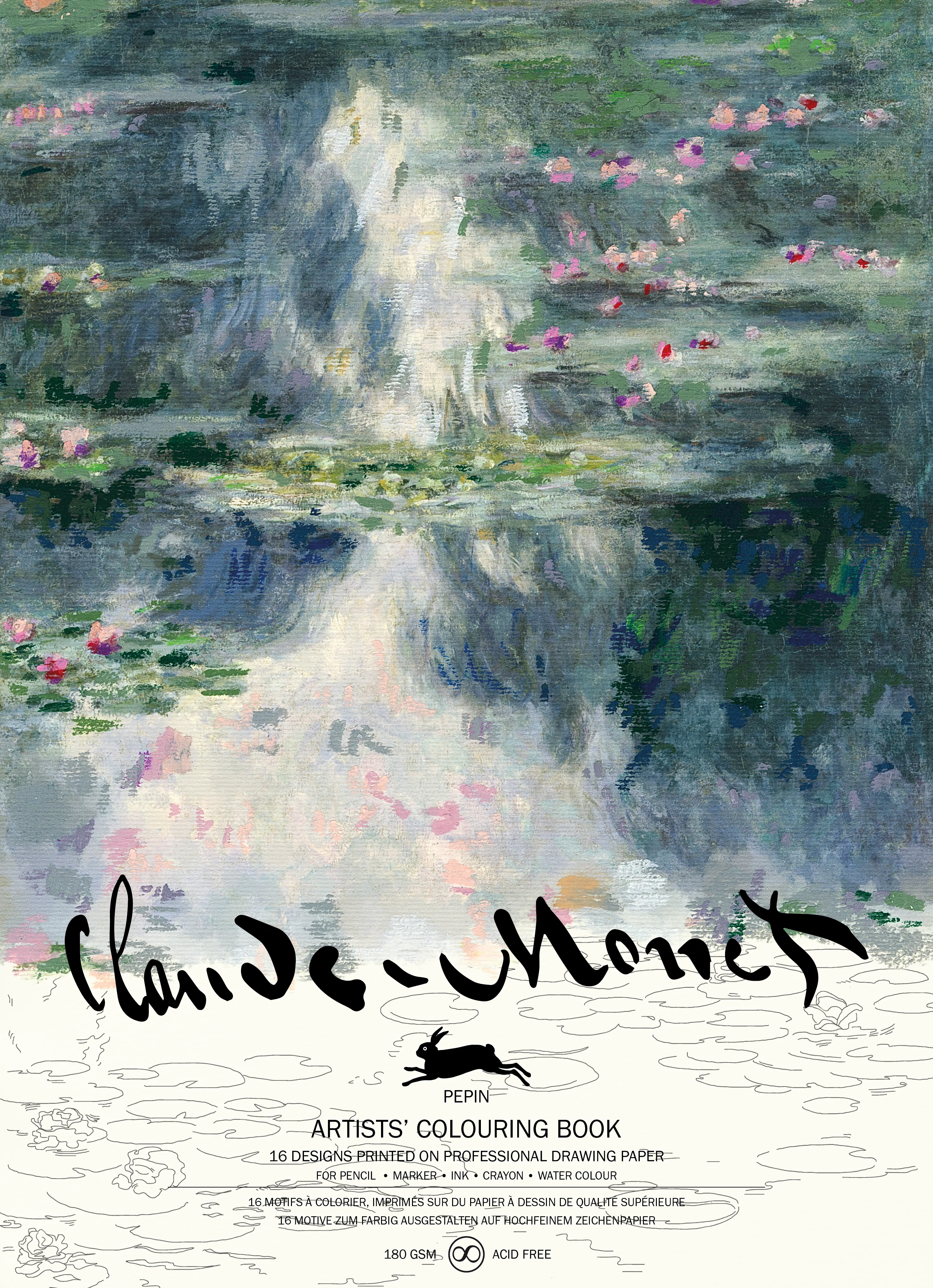 Claude Monet Artists’ Colouring Book
