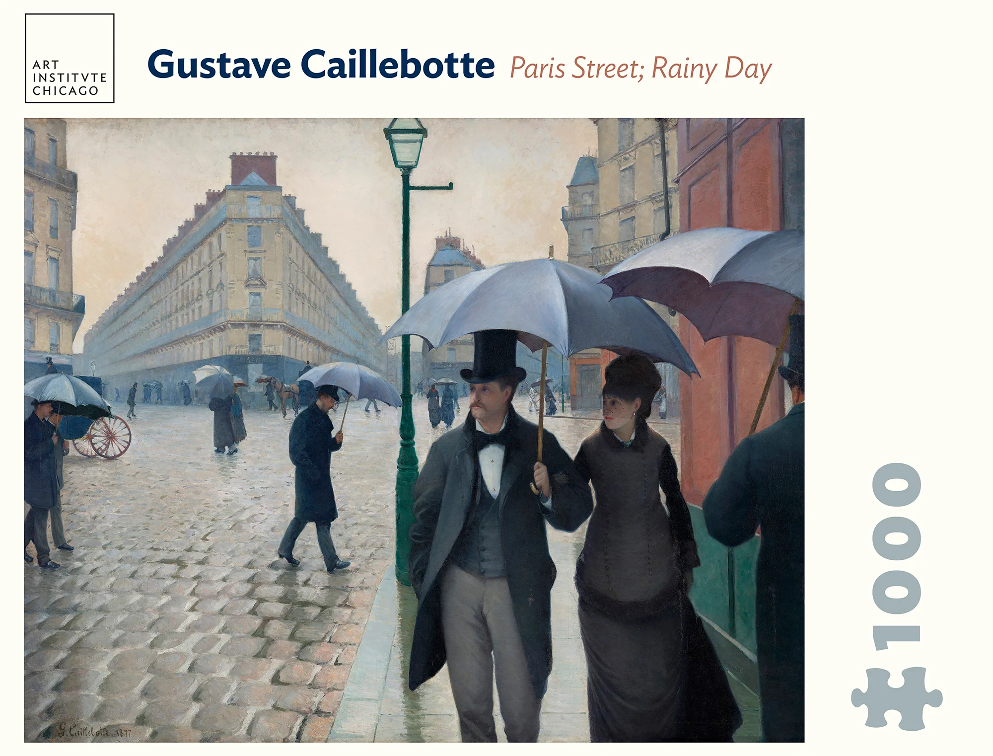 Gustave Caillebotte Paris Street; Rainy Day Puzzle - Image 2