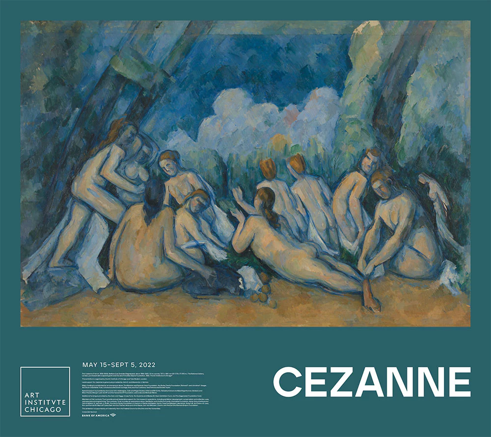 Cezanne Exhibition Poster