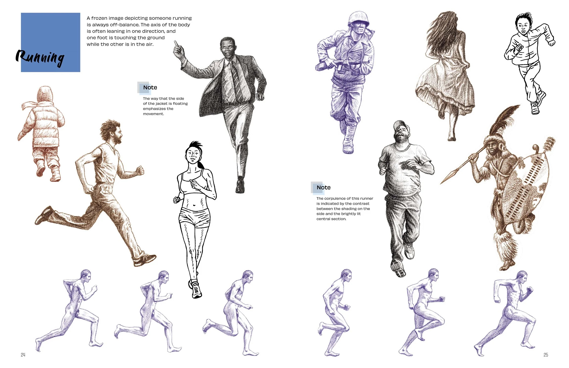 The Artist's Guide to Drawing People: 600 Reference Images for Body Movements, Facial Expressions, and Hands - Image 3