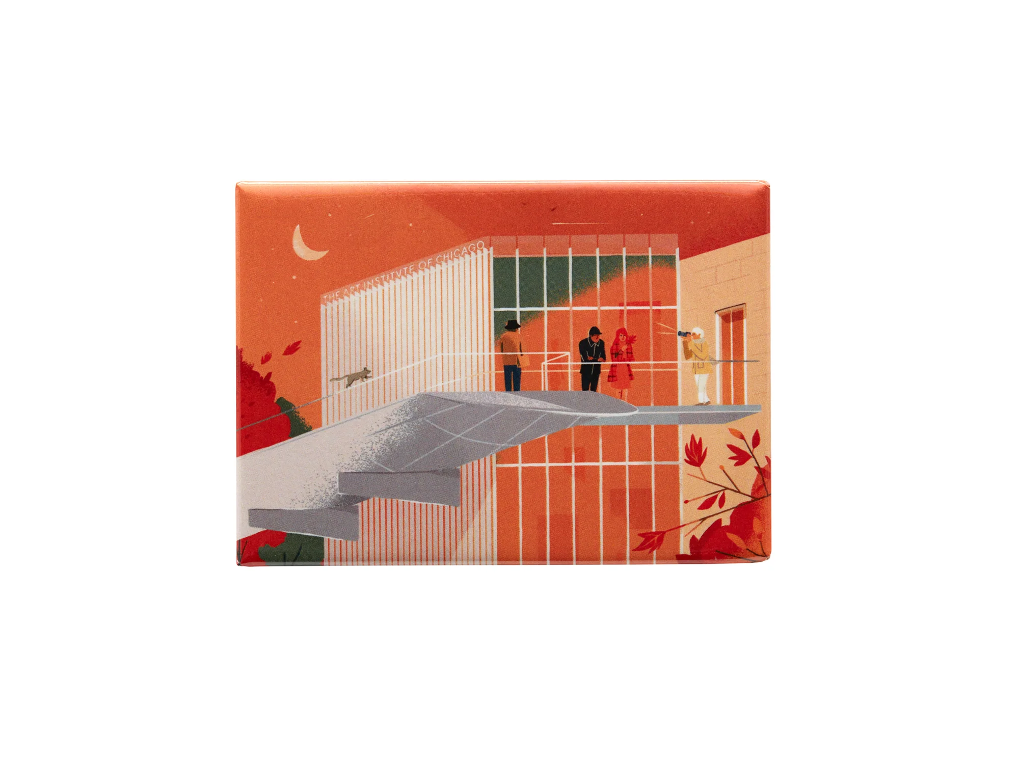 The Art Institute of Chicago On the Bridge Magnet