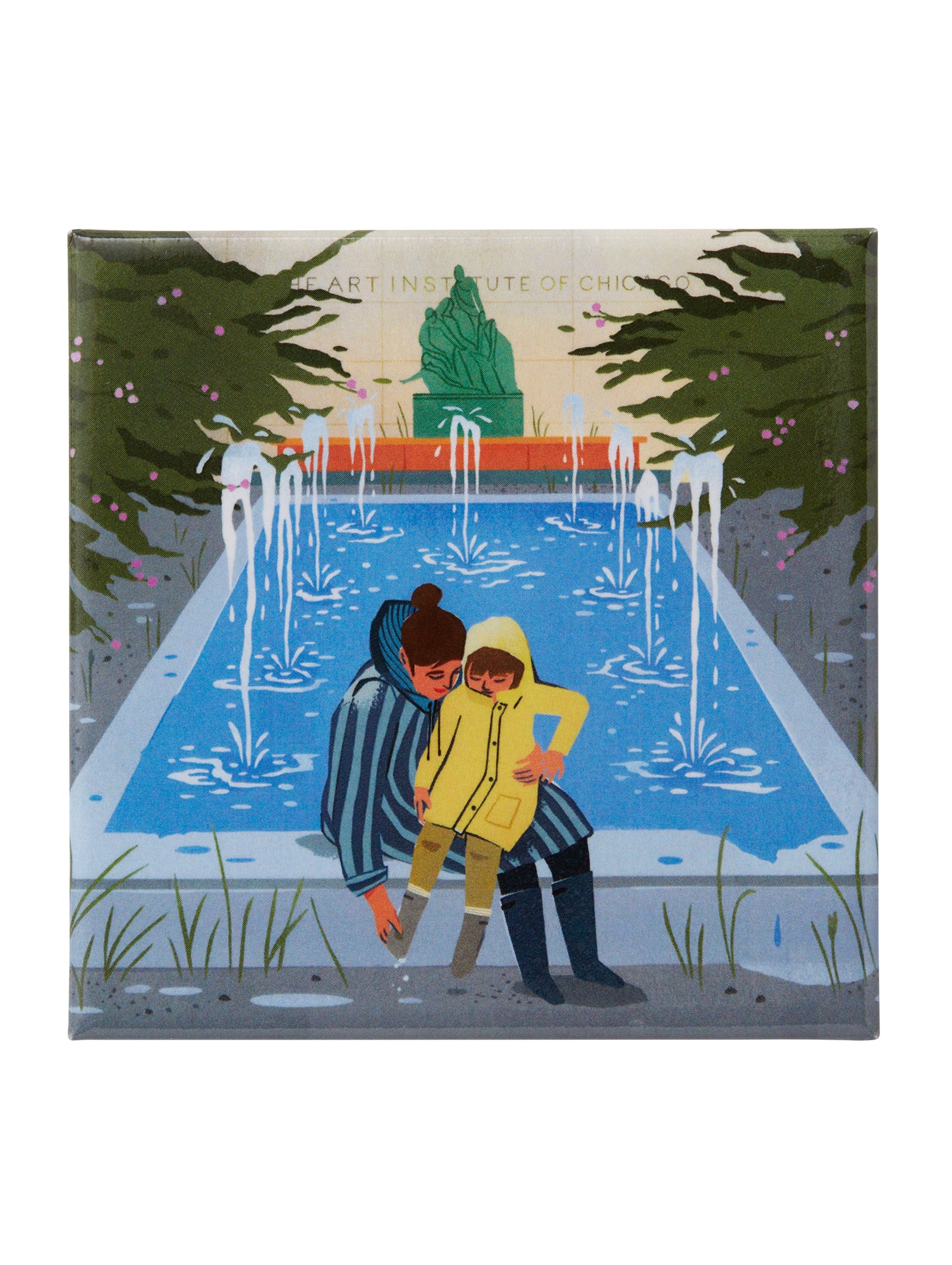 The Art Institute of Chicago In The Garden Magnet