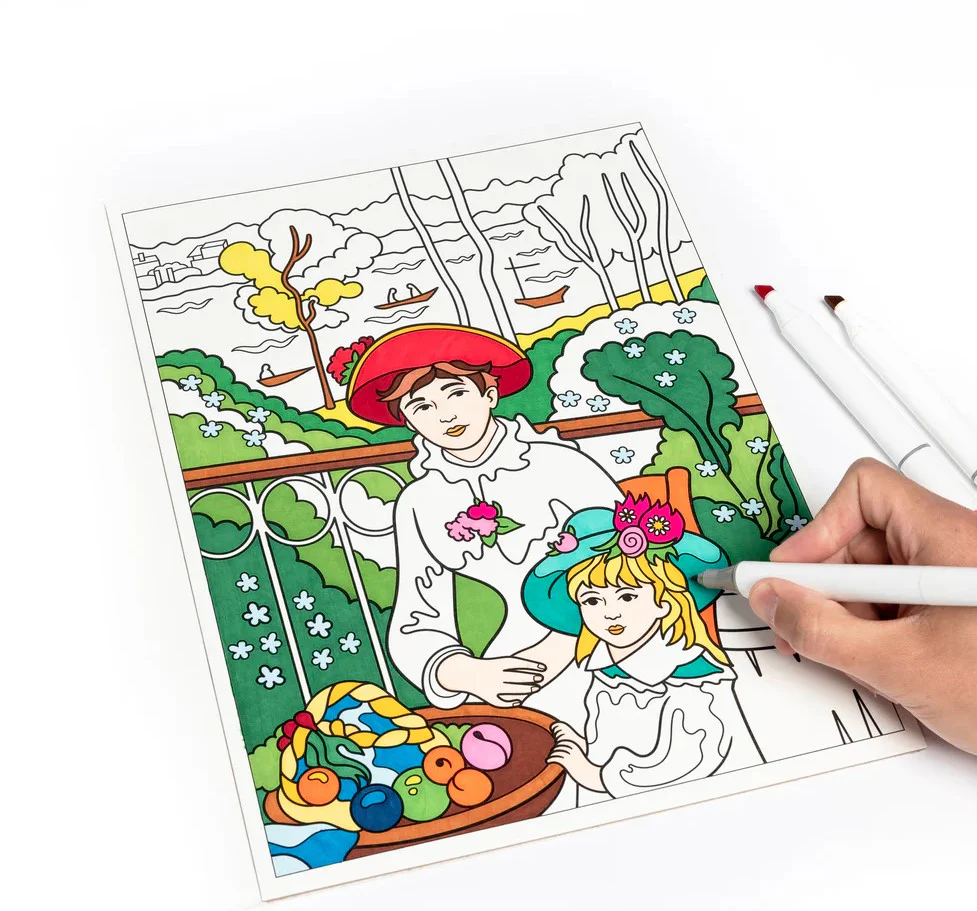 Impressionism Coloring Book - Image 3