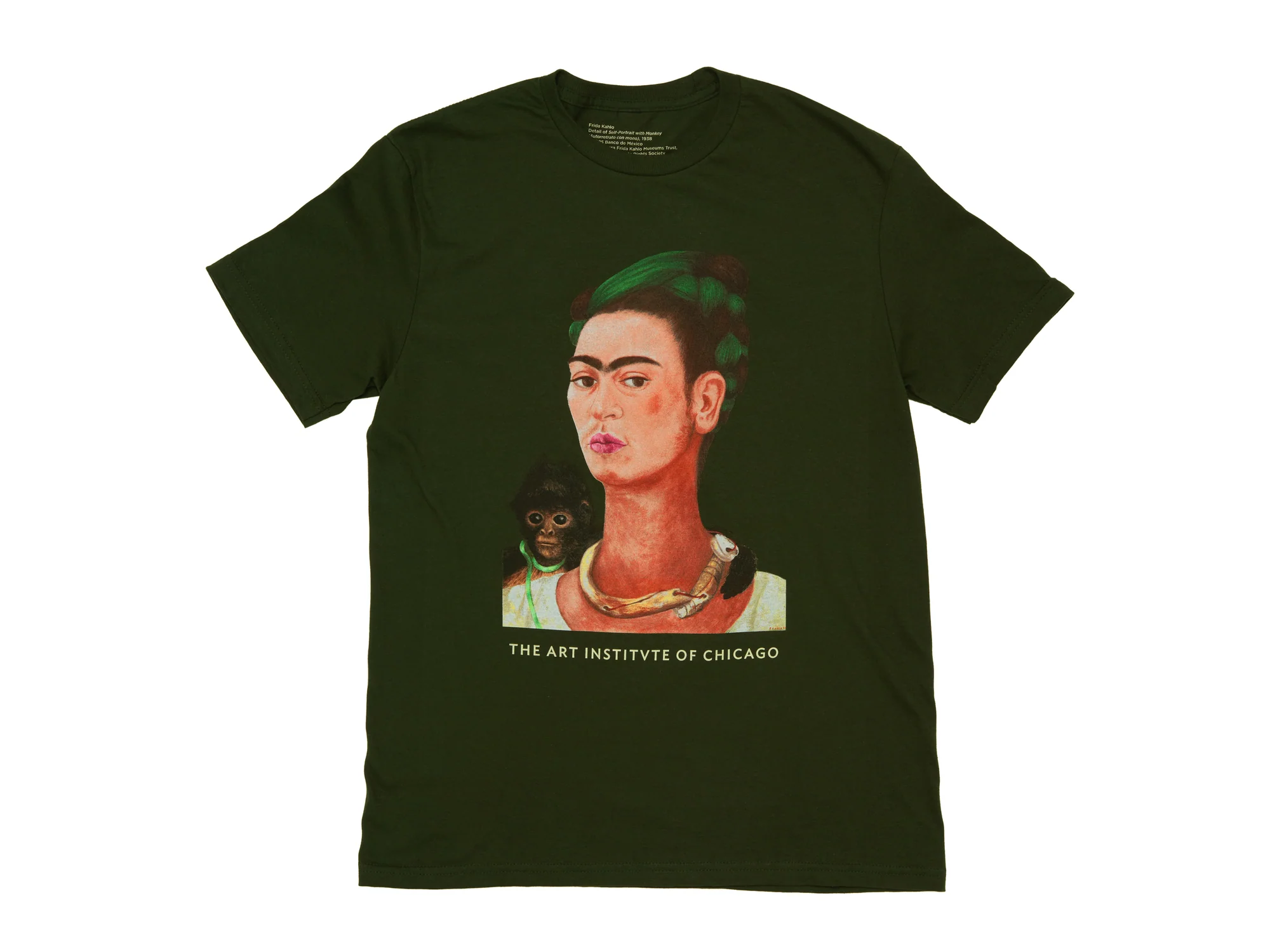 Frida Kahlo Self-Portrait with Monkey T-Shirt
