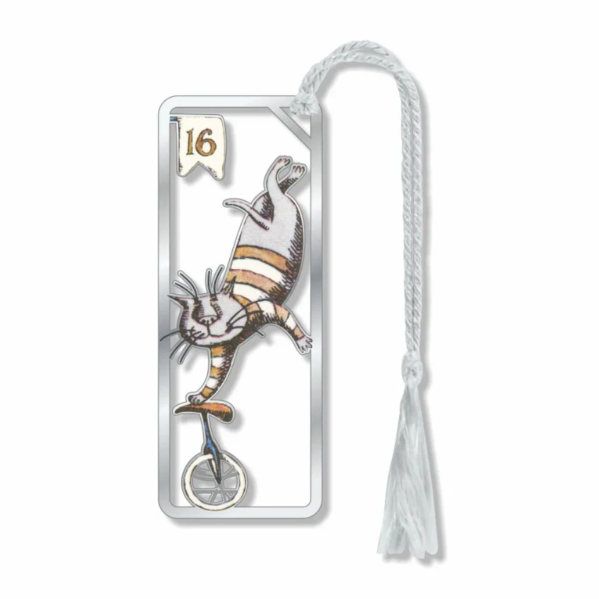 Edward Gorey Cat-E-Gorey Metal Bookmark