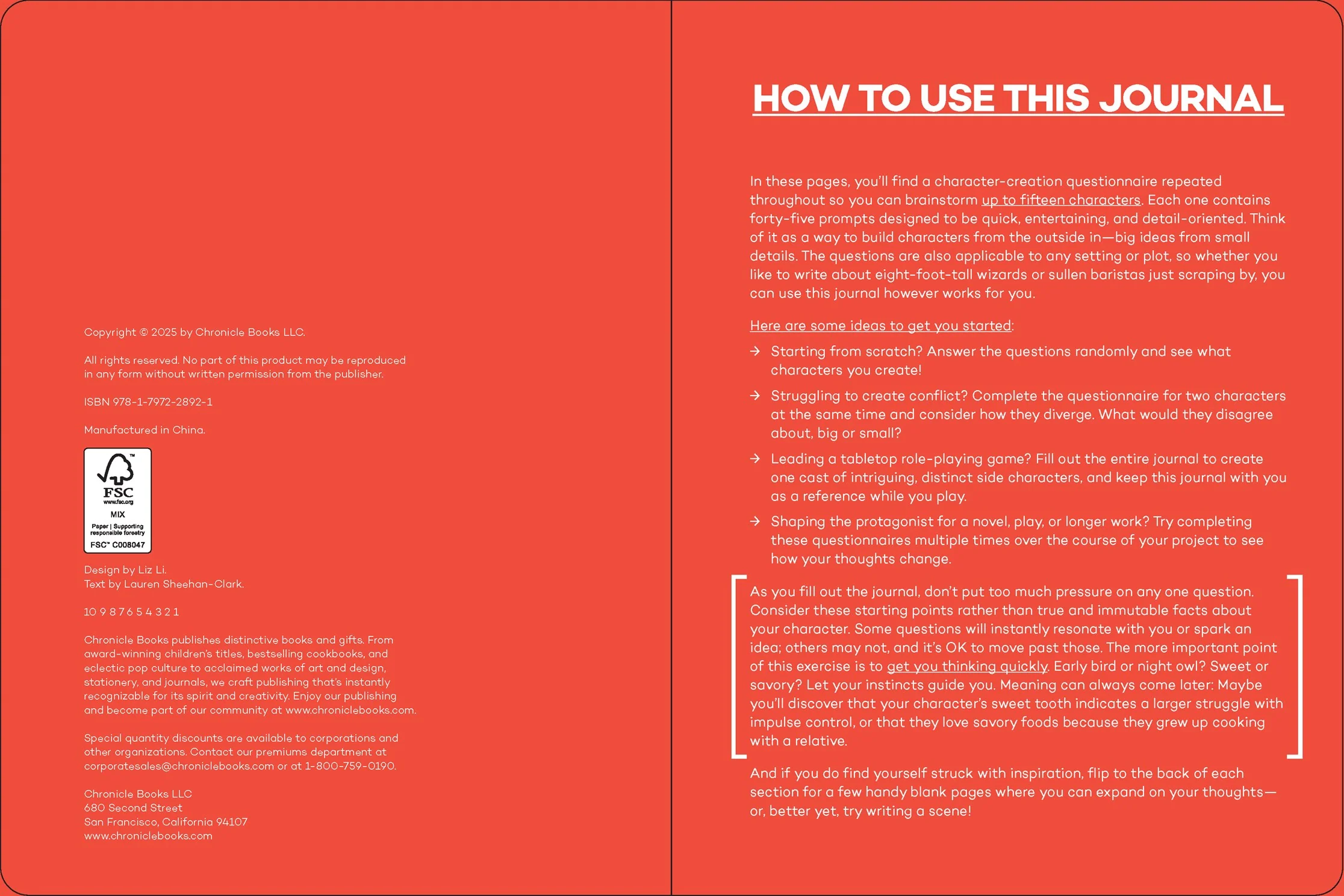 A Writer’s Journal for Creating Characters - Image 2