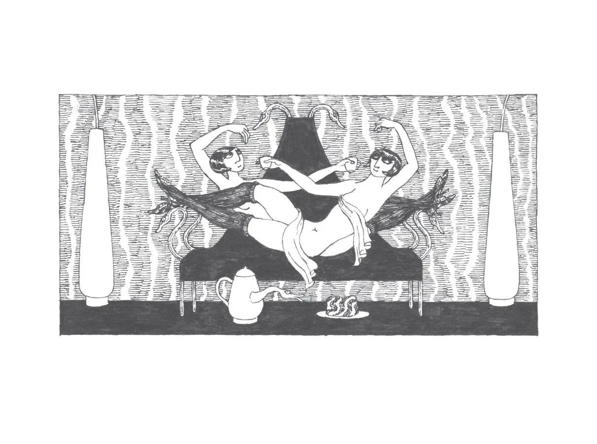 Edward Gorey: The Fraught Settee Boxed Notecards - Image 3