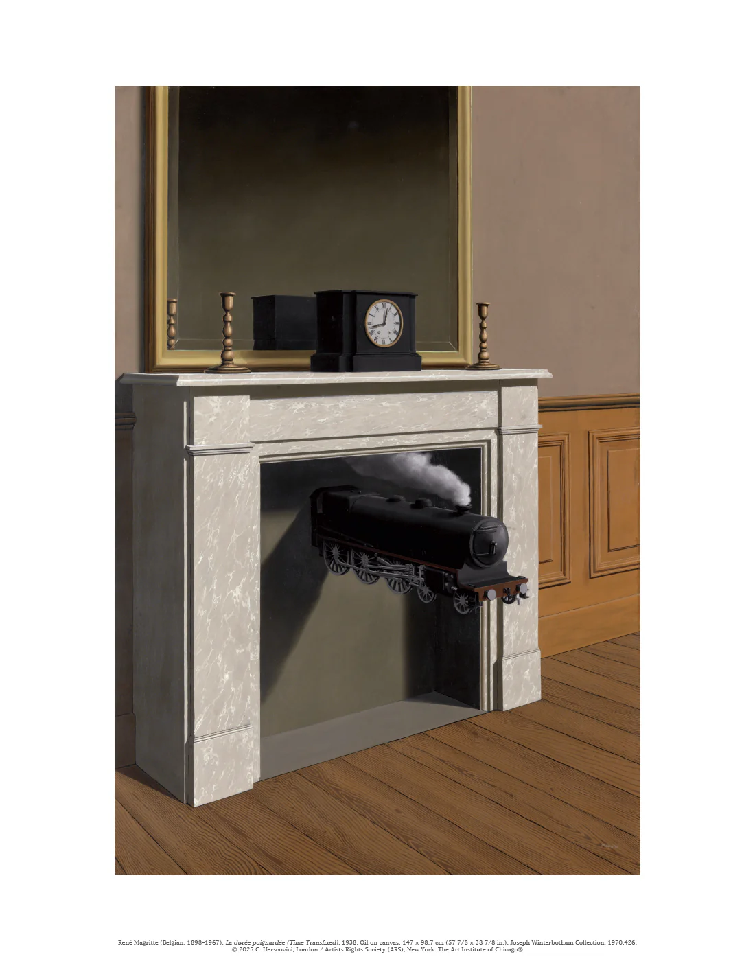 René Magritte Time Transfixed Unmatted Print