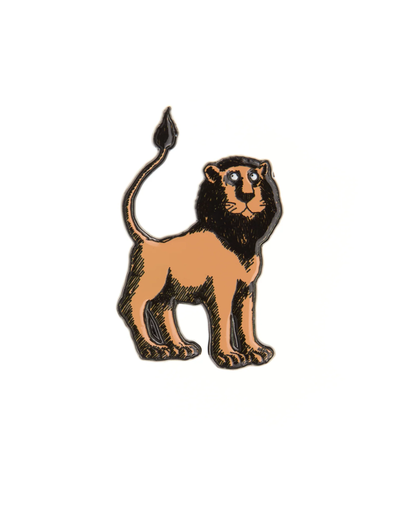 Edward Gorey Lion Pin