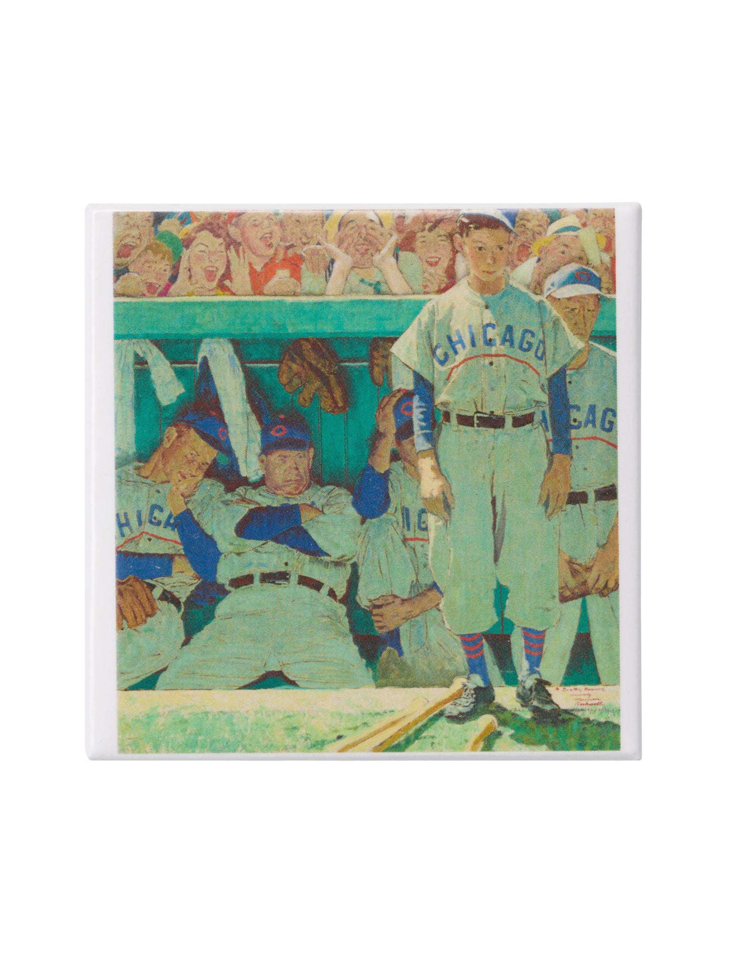 Norman Rockwell The Dugout Magnet