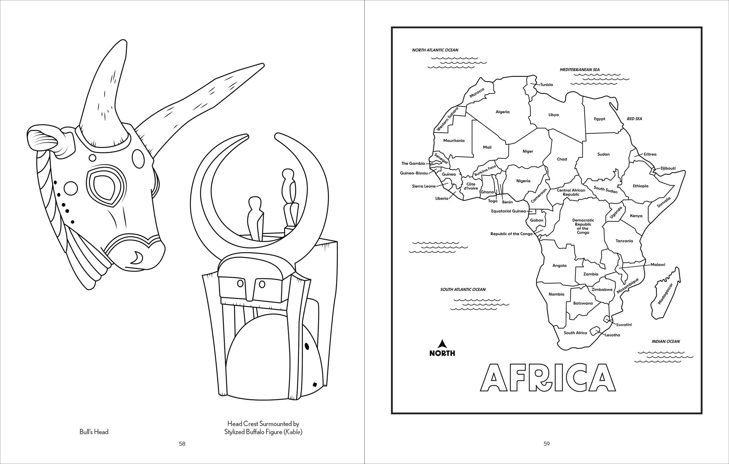 The Coloring Book of African Art Through the Ages - Image 4