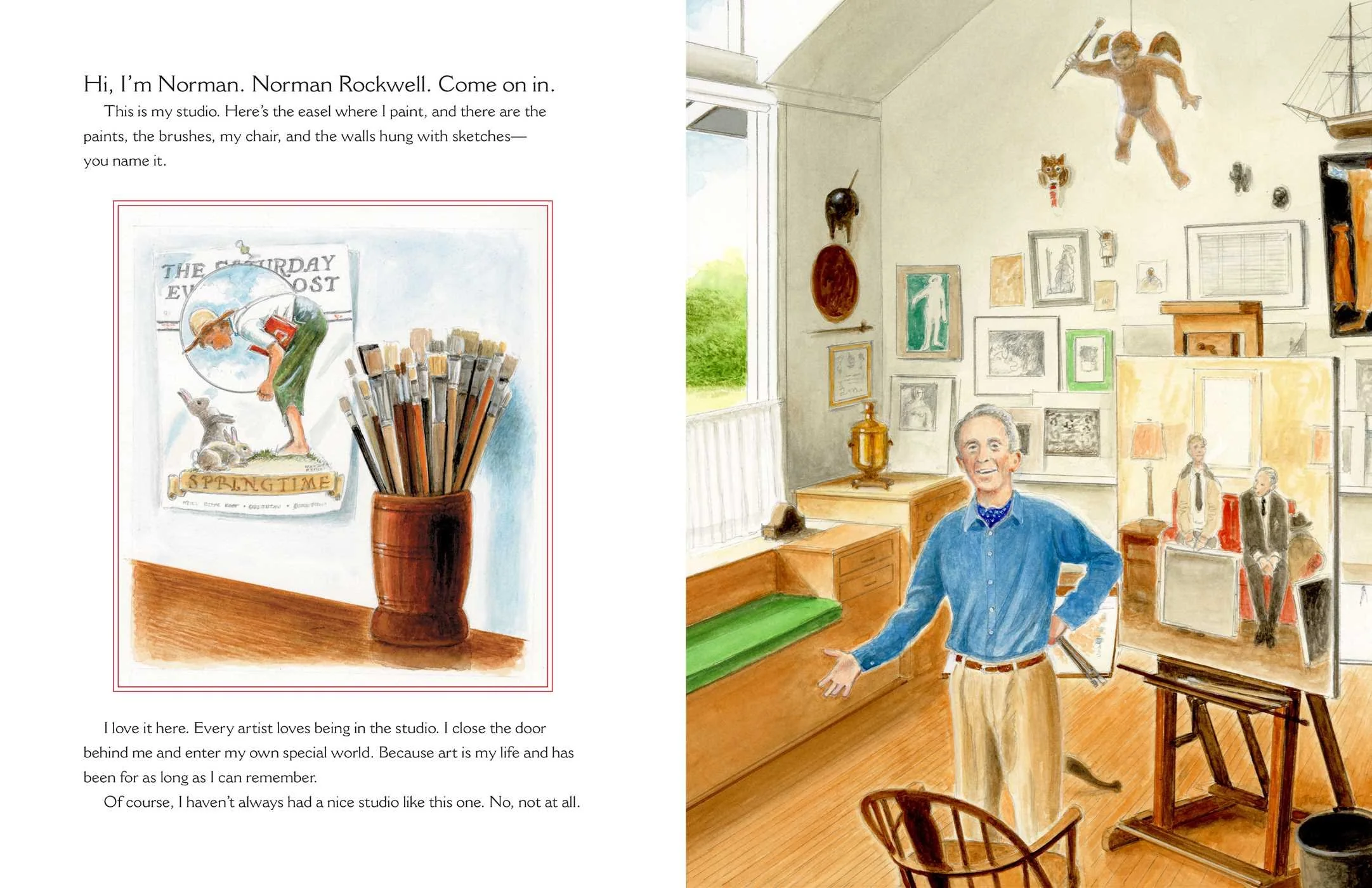 Hi, I'm Norman: The Story of American Illustrator Norman Rockwell - Image 2