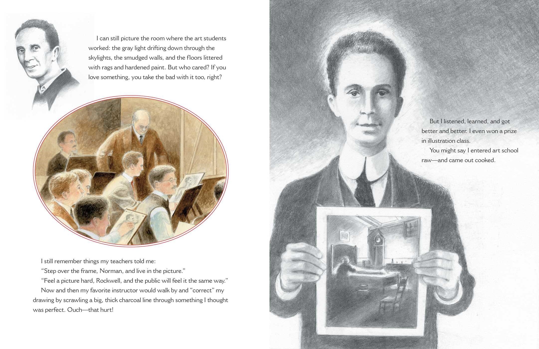 Hi, I'm Norman: The Story of American Illustrator Norman Rockwell - Image 4