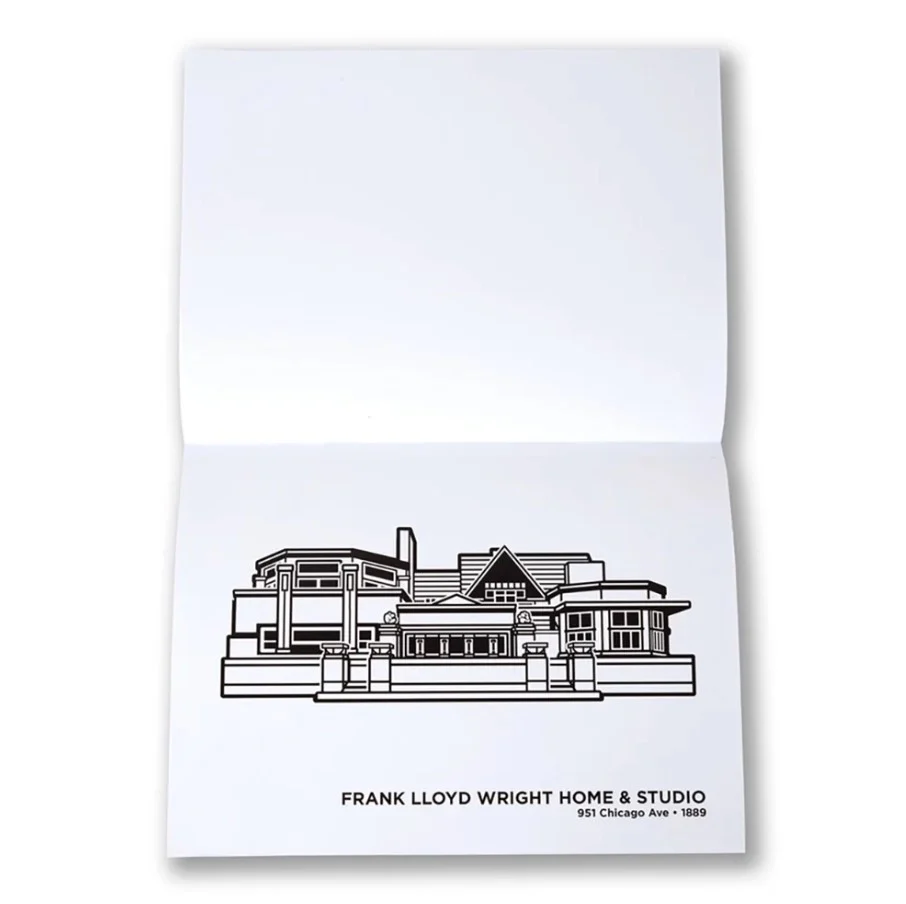 Chicago Architecture Coloring Book - Image 4