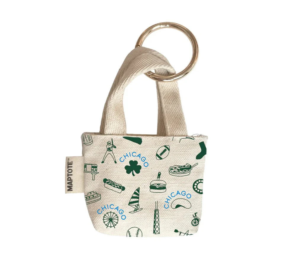 Chicago Mini Tote Bag Charm